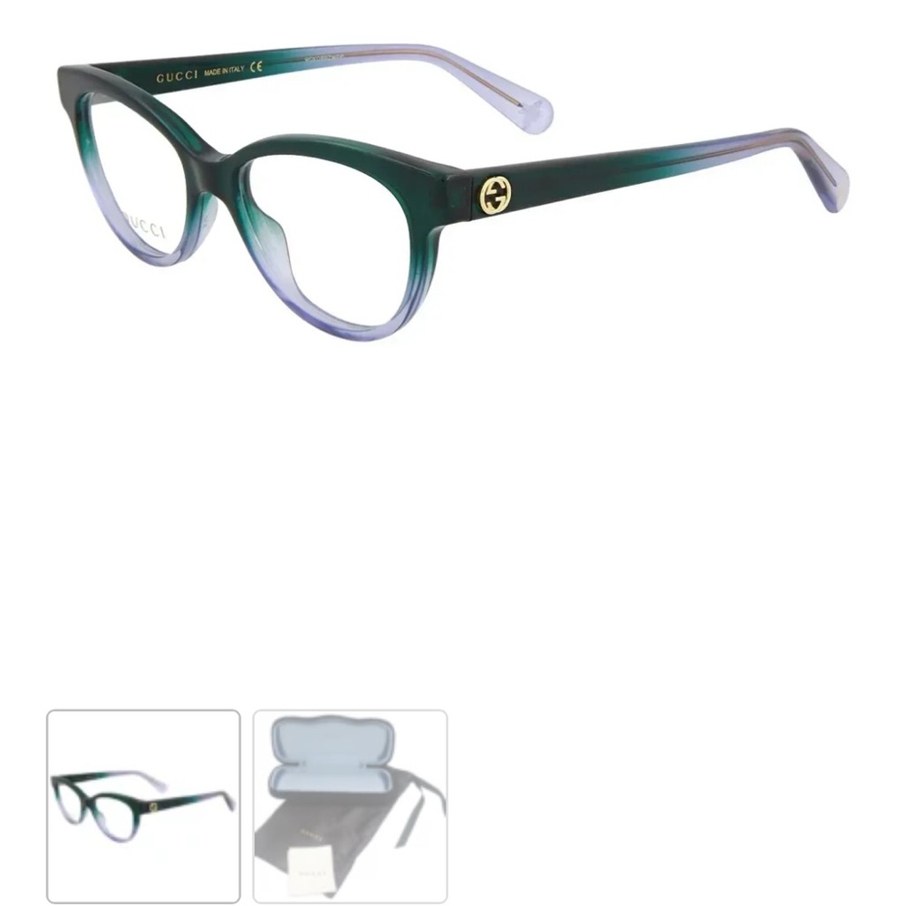Gucci Women's Glasses in Green and Purple
